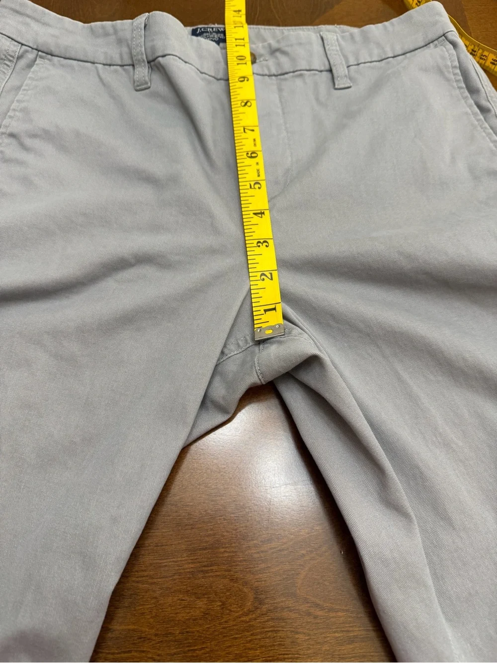 J.Crew High Rise Girlfriend Chino Pants Women’s 12P Petite Gray Stretch